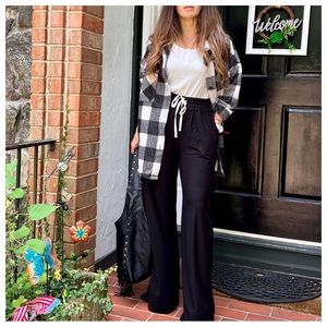 #22 Shirt Jacket Fabulous Check Print Shirt Top Jacket